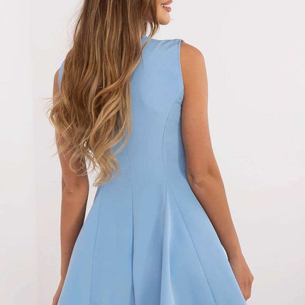 Blue Daydress Model 211263 With Blazer Inspired Silhouette - Très Elite