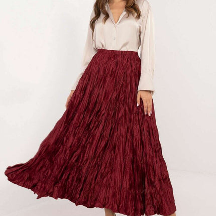 Blue Long Skirt Model 202768 for Everyday and Office Wear - Très Elite
