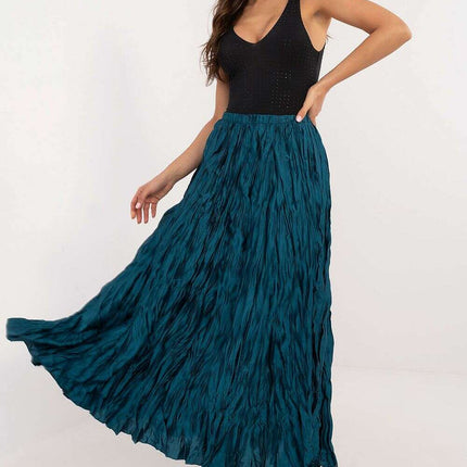 Blue Long Skirt Model 202768 for Everyday and Office Wear - Très Elite