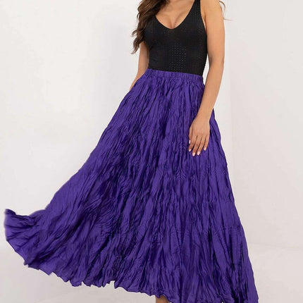 Blue Long Skirt Model 202768 for Everyday and Office Wear