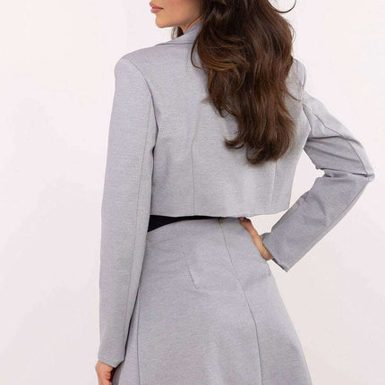 Blue Short Pleated Skirt Model 206393 Elegant Comfort - Très Elite