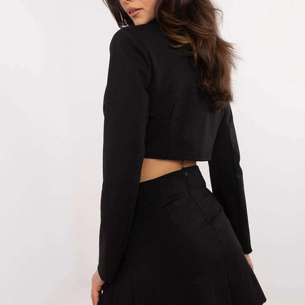 Blue Short Pleated Skirt Model 206393 Elegant Comfort - Très Elite