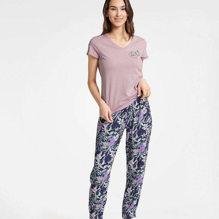 Bluebird Bliss Luxe Cotton Pajama Ensemble - Très Elite