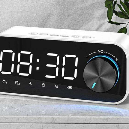 Bluetooth Mini Clock Speaker with Powerful Subwoofer - Your Ultimate Music Experience..