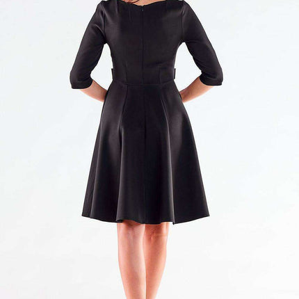 Blush A-Line Button-Front Dress - Très Elite