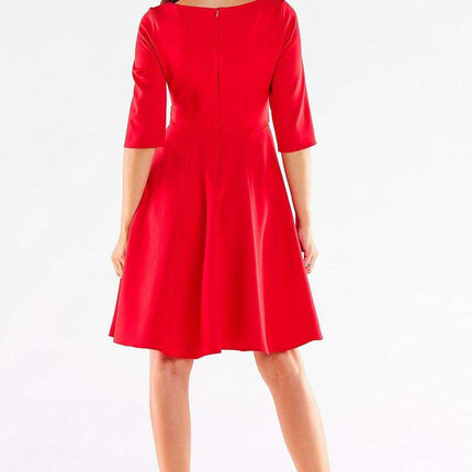 Blush A-Line Button-Front Dress - Très Elite