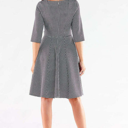 Blush A-Line Button-Front Dress - Très Elite