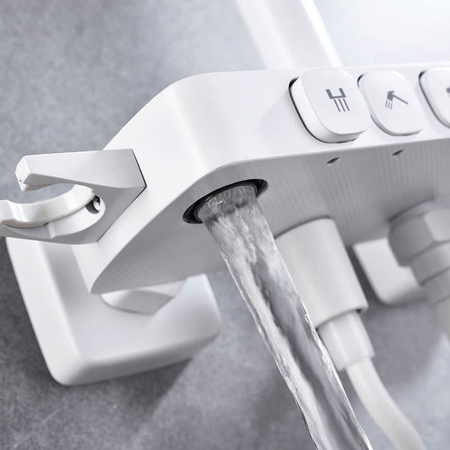 Four-Function Shower System with Rainfall & Hand