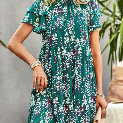 Bohemian Blossom Floral Dress - Très Elite