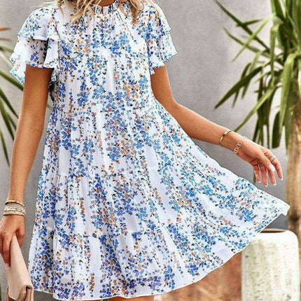 Bohemian Blossom Floral Dress - Très Elite