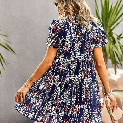 Bohemian Blossom Floral Dress - Très Elite