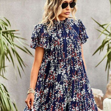 Bohemian Blossom Floral Dress - Très Elite
