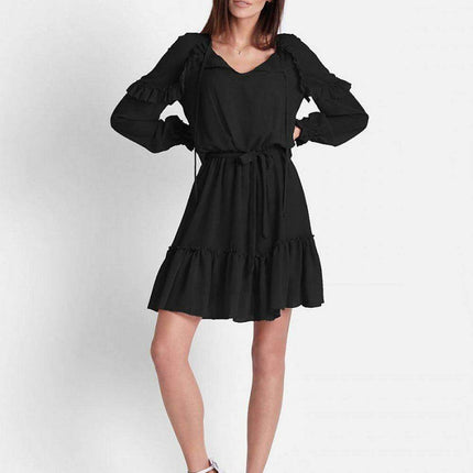 Bohemian Breeze Chiffon Midi Dress European Cocktail Dress - Très Elite