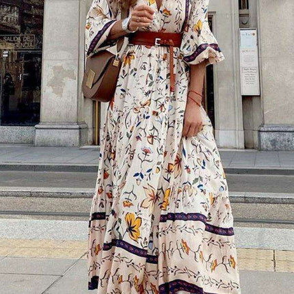 Bohemian Chic Floral Maxi Dress - Must-Have for Every Woman's Wardrobe