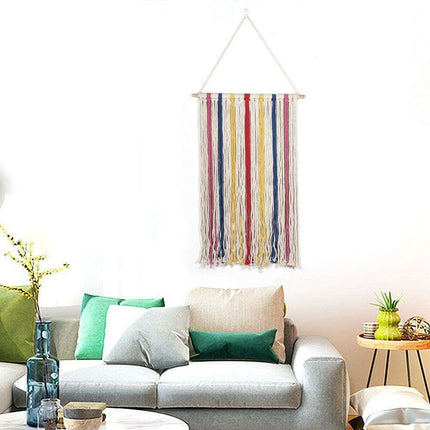 Bohemian Chic Handcrafted Cotton Tapestry - A Touch of Elegance for Your Space..