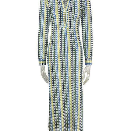 Bohemian Elegance Hollow V-neck Maxi Dress with Playful Slit for Women - Très Elite