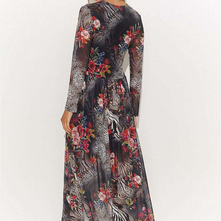 Bohemian Elegance Makadamia Maxi Gown - Très Elite