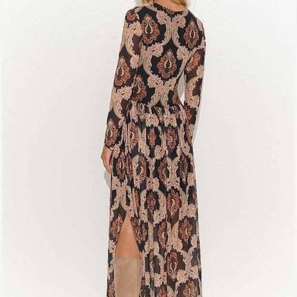 Bohemian Elegance Makadamia Maxi Gown - Très Elite
