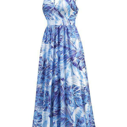 Bohemian Elegance V-Neck Maxi Dress - Très Elite