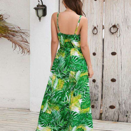 Bohemian Elegance V-Neck Maxi Dress - Très Elite