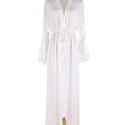 Bohemian Elegant Trumpet Sleeve Beach Cardi for Sun Protection - Très Elite