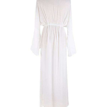 Bohemian Elegant Trumpet Sleeve Beach Cardi for Sun Protection - Très Elite