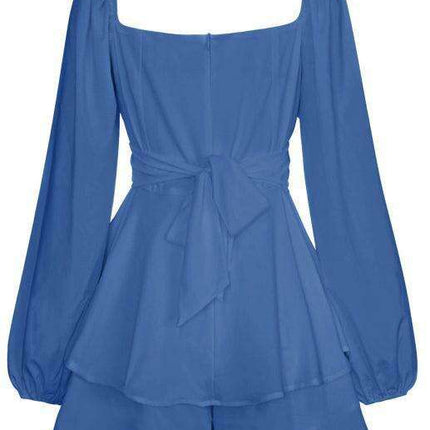 Bohemian Flutter Sleeve Jumpsuit Shorts - Très Elite