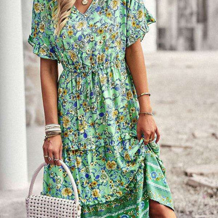 Bohemian Inspired A-Line Skirt with Eye-Catching Print for Women - Très Elite