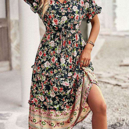 Bohemian Inspired A-Line Skirt with Eye-Catching Print for Women - Très Elite