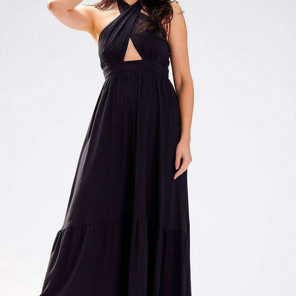 Bohemian Ruffle Elegance Maxi Dress
