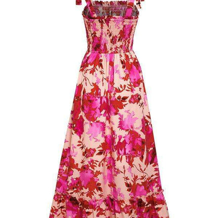 Bohemian Summer Vibes Sleeveless Maxi Dress - Women's Trendy Print Fashion - Très Elite