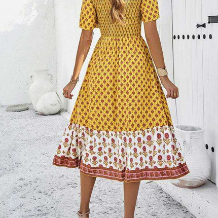 Bohemian Viscose Maxi Dress for Effortless Summer Style - Très Elite