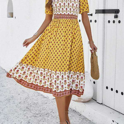 Bohemian Viscose Maxi Dress for Effortless Summer Style - Très Elite