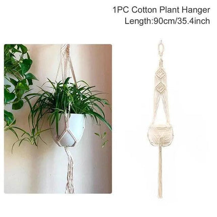 Boho Chic: Artisan-Woven Rattan Planter for Trendy Interior Design - Très Elite