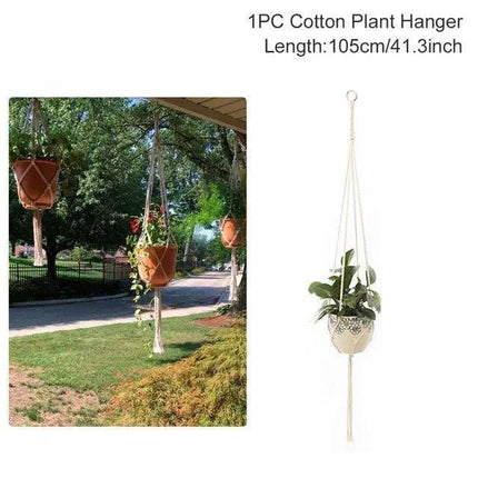 Boho Chic: Artisan-Woven Rattan Planter for Trendy Interior Design - Très Elite