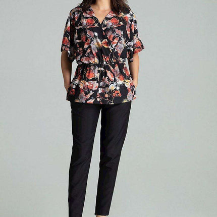 Boho Chic Floral Kimono Sleeve Blouse - Très Elite