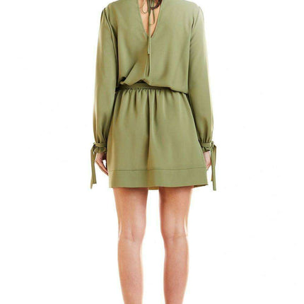 Boho Chic Golden Accent Mini Dress - Très Elite