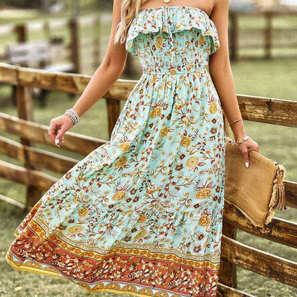 Boho Chic Maxi Dress: Effortless Elegance and Comfort for Women - Très Elite