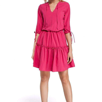 Boho Chic Ruffled Day Dress - 85002 Moe: Your Go-To Style Essential - Très Elite