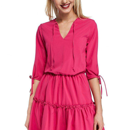 Boho Chic Ruffled Day Dress - 85002 Moe: Your Go-To Style Essential - Très Elite