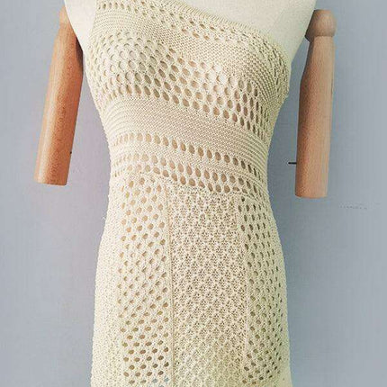 Boho Chic Sleeveless Summer Knit Dress - Ideal for Any Occasion - Très Elite