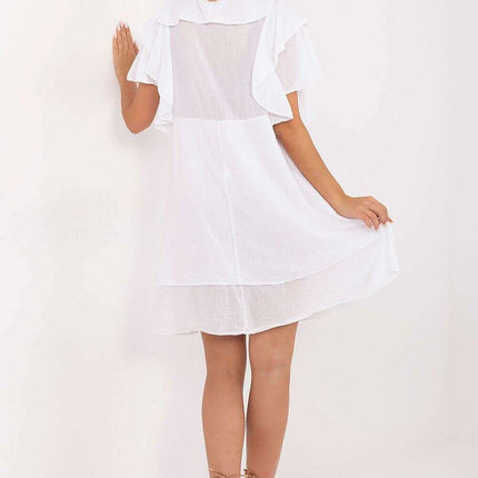 Boho Daydress 215790 Lightweight Cotton Oversized White - Très Elite
