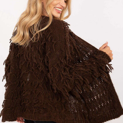 Boho Style Cardigan 216699 Open Front Womens Knit Sweater - Très Elite