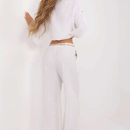 Boho Style Women Trousers 214058 Breathable Viscose Linen - Très Elite