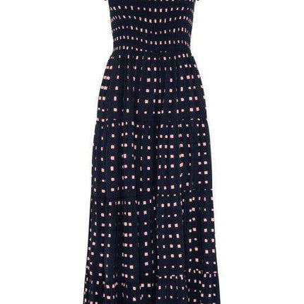 Boho Vibes Sleeveless Maxi Dress with Pop Print - Très Elite