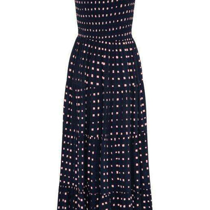 Boho Vibes Sleeveless Maxi Dress with Pop Print - Très Elite