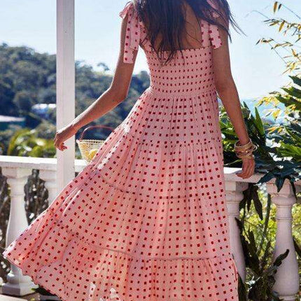 Boho Vibes Sleeveless Maxi Dress with Pop Print - Très Elite