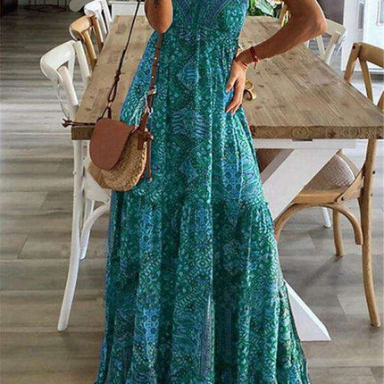 Boho Vibes Slip Skirt Dress - Essential Summer Wardrobe Staple - Très Elite