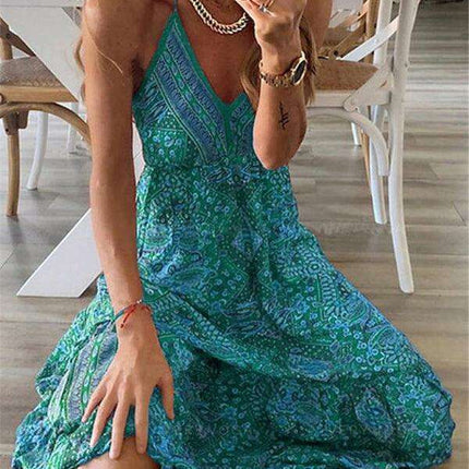 Boho Vibes Slip Skirt Dress - Essential Summer Wardrobe Staple - Très Elite