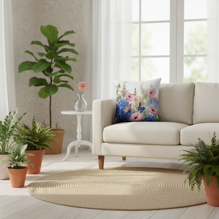Botanical Butterfly Cushion Cover: Infuse Your Home with Nature's Charm - Très Elite
